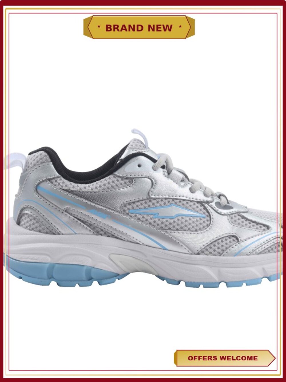 Women's Gel Performance Lace-Up Sneakers Athletic Running Shoes - Picture 3 of 5